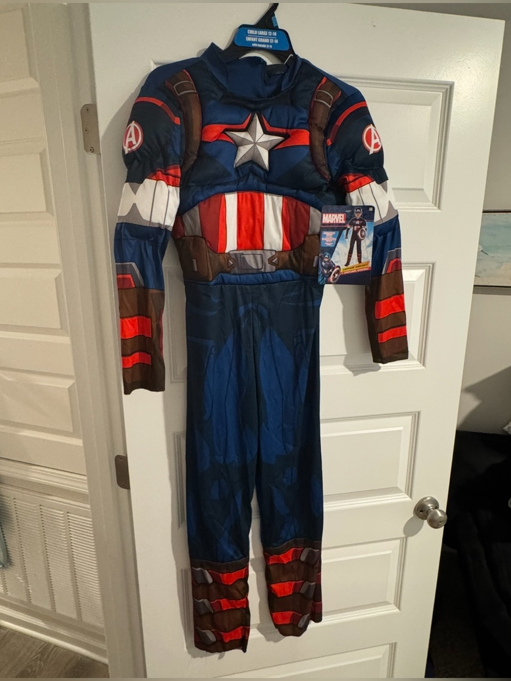 Marvel Kids Captain America Padded Costume and Mask - NWT